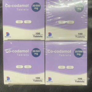 Co-codamol 30500mg 100 Tablets In A Box